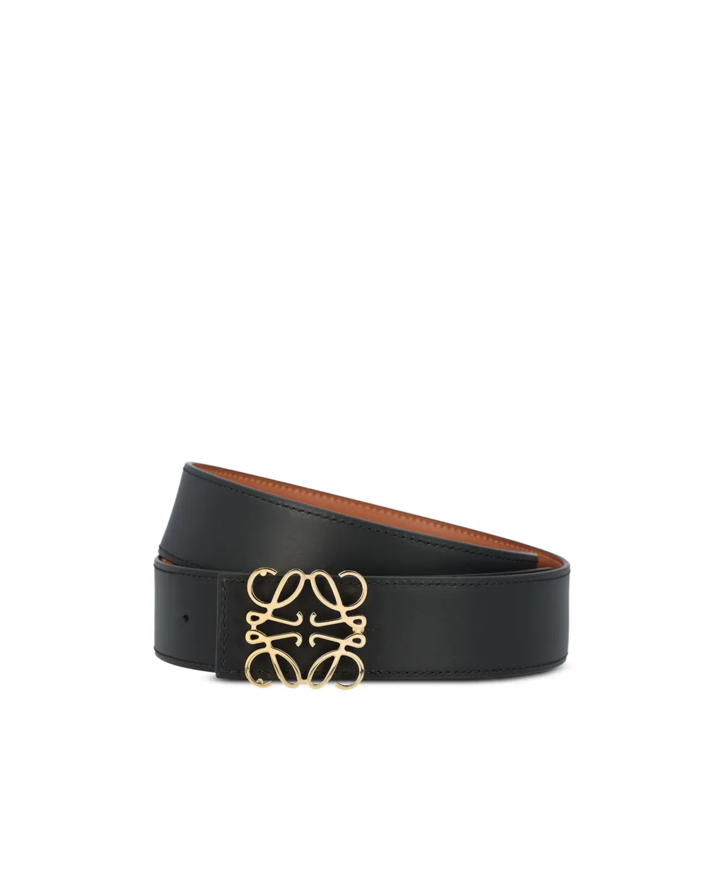 Logo Buckled Reversible Belt