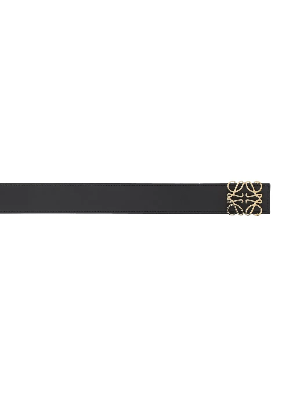 Logo Buckled Reversible Belt