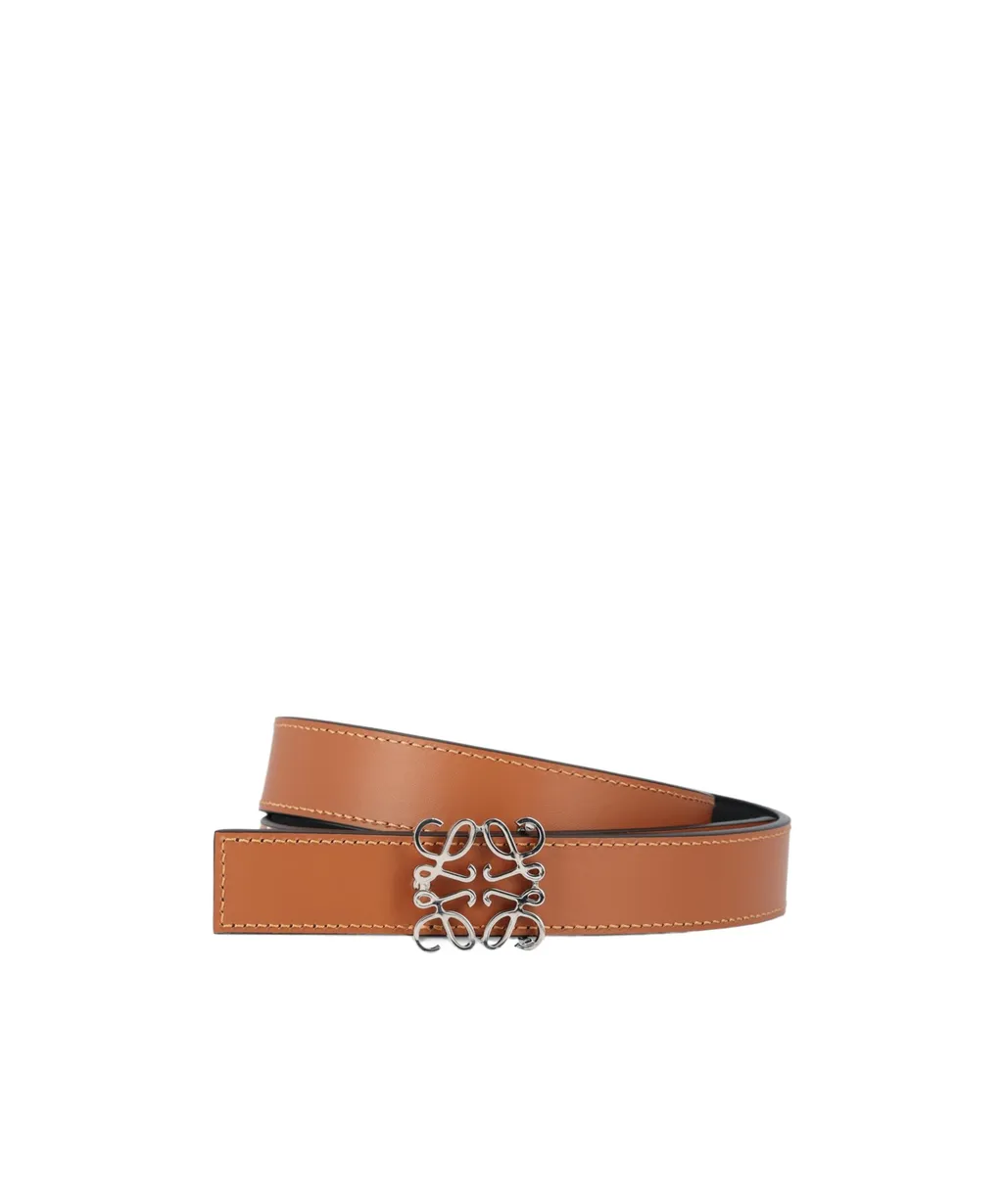 Logo Buckled Reversible Belt
