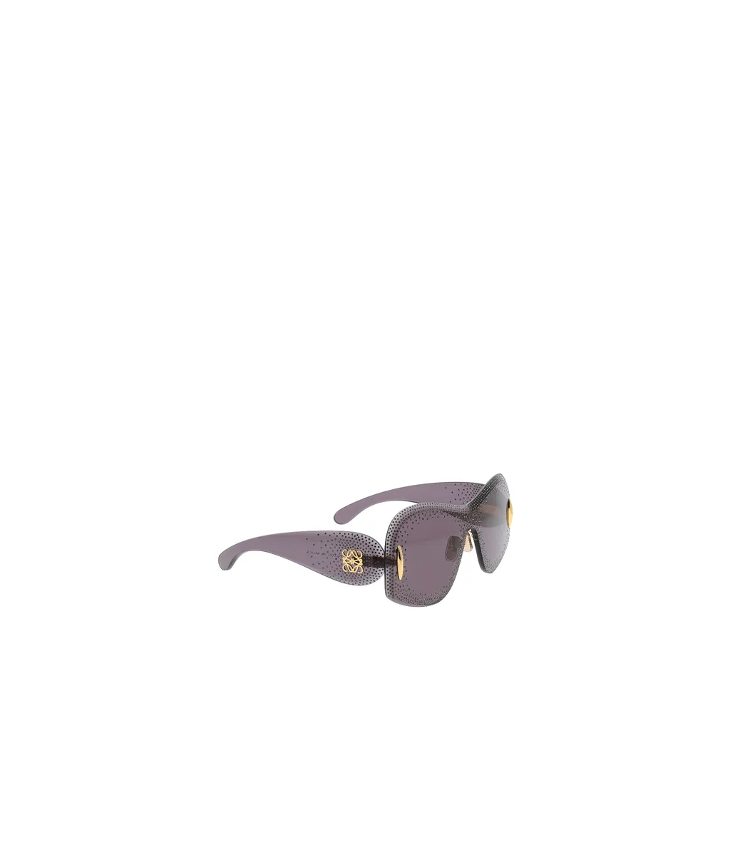 Embellished Shield Frame Sunglasses