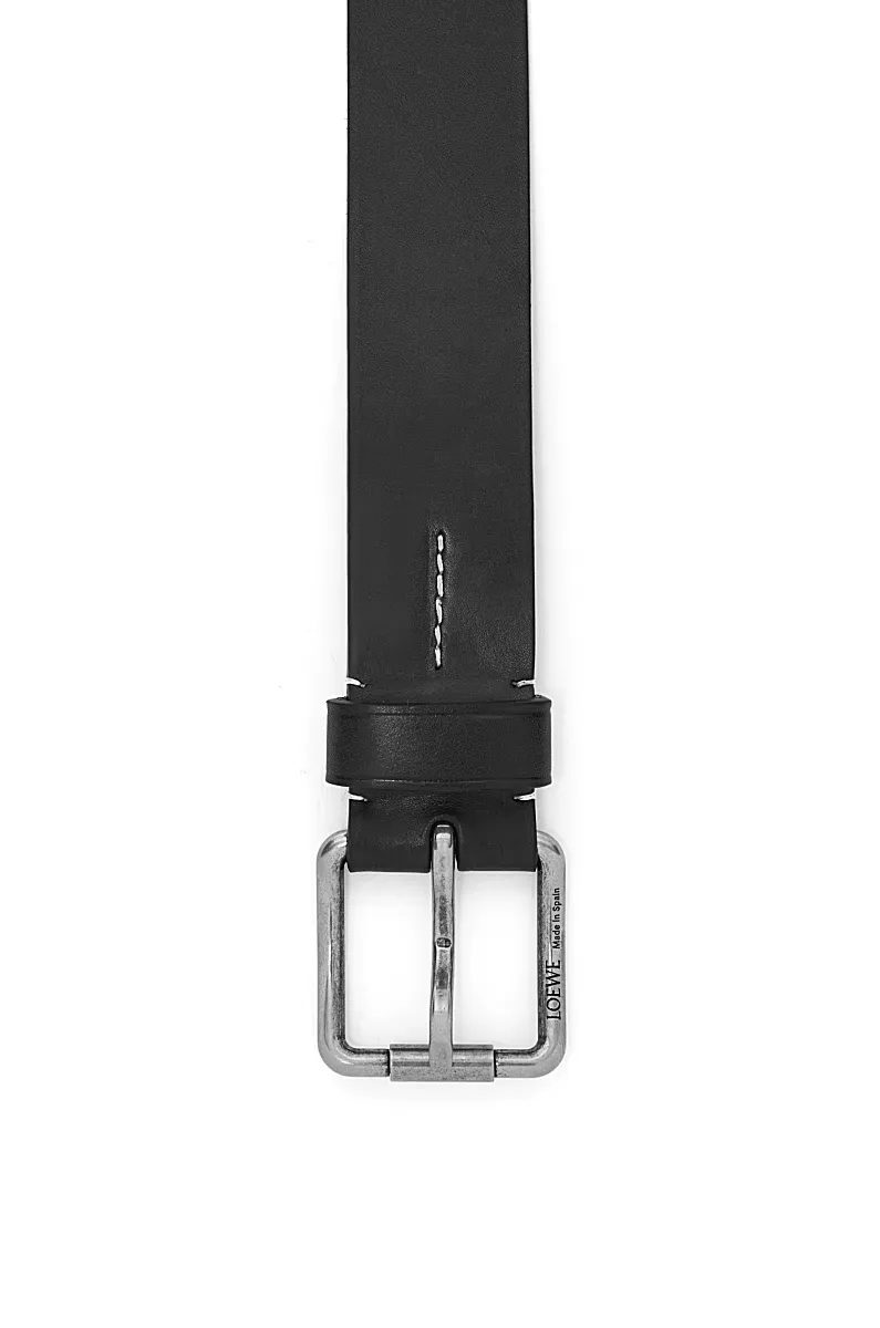 Roller Curve Belt In Vegetable-Tanned Calfskin