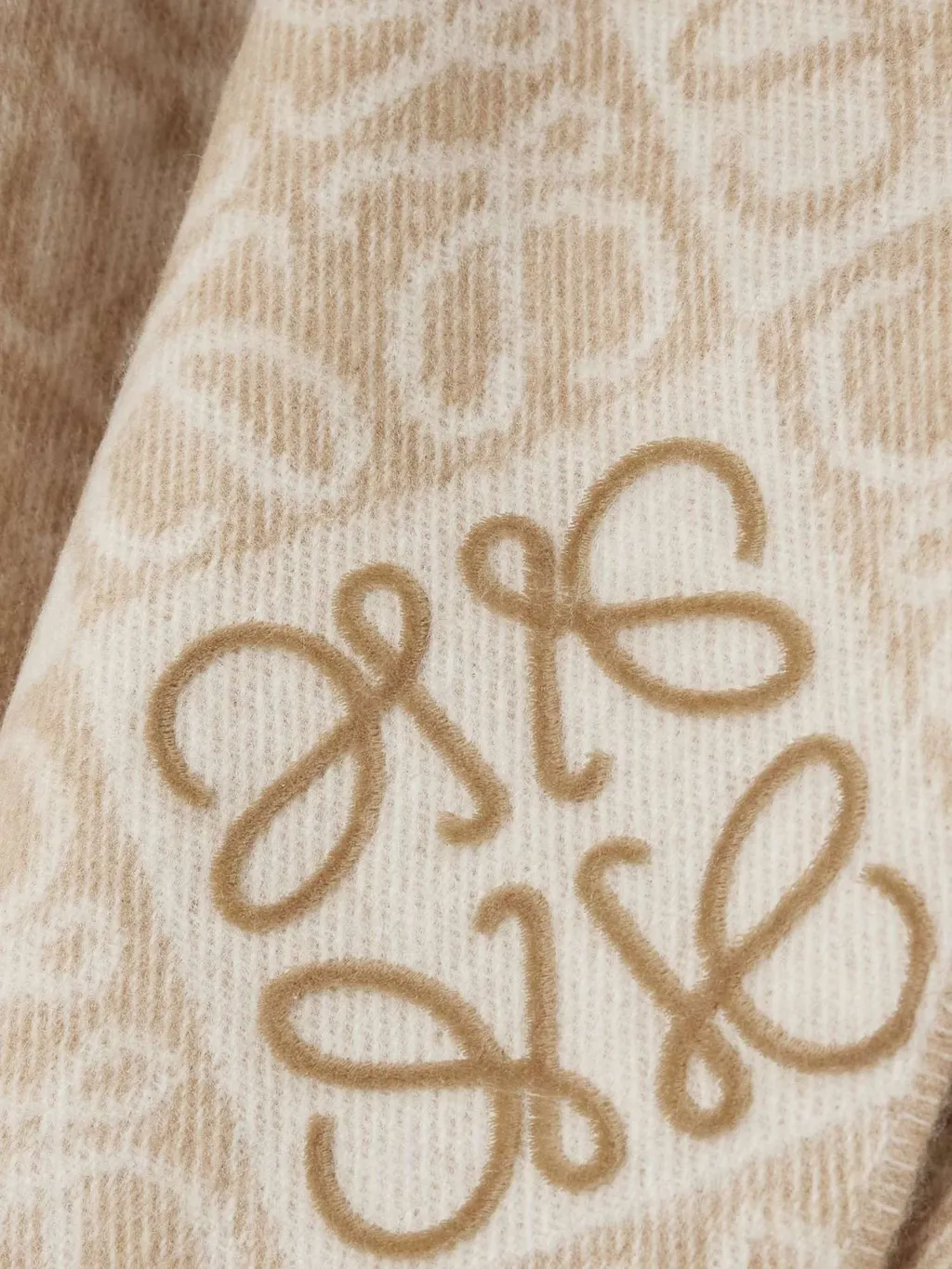 Logo-Detailed Fringed Scarf