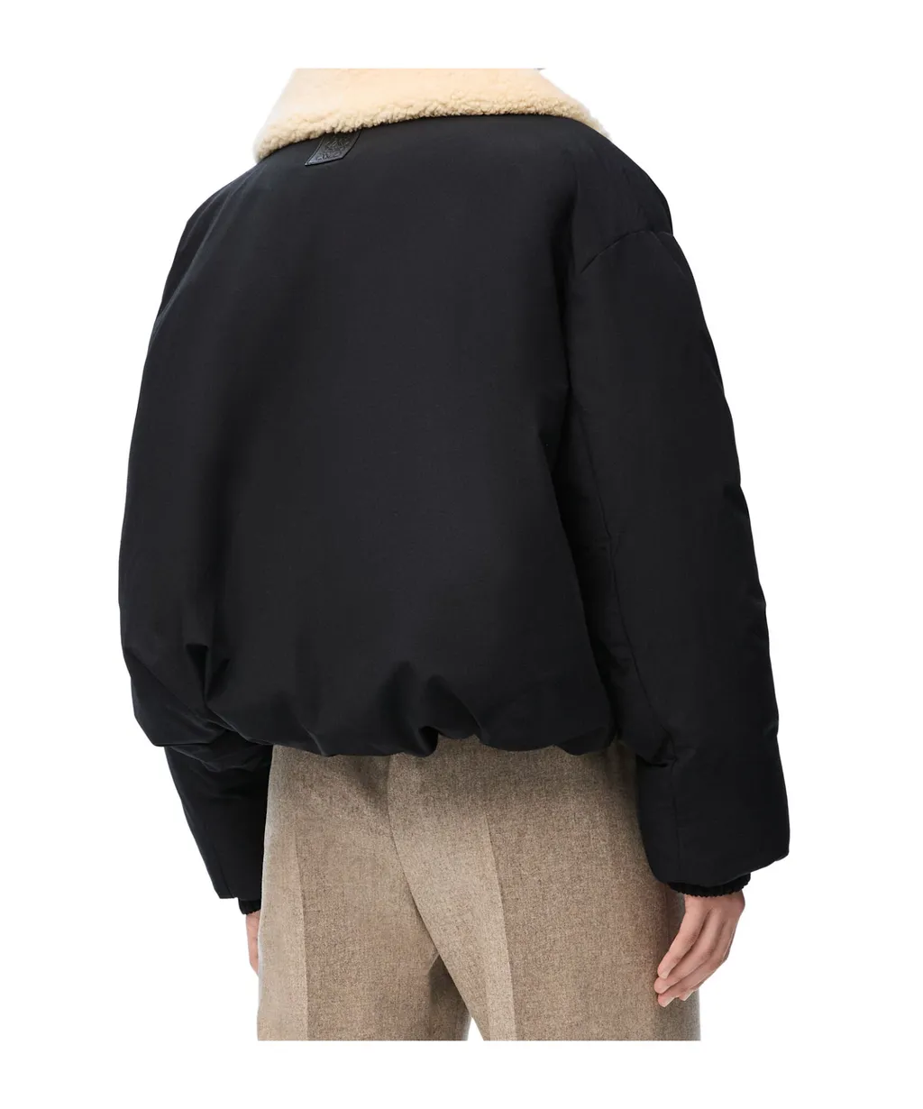 Drawstring Hem Puffer Jacket