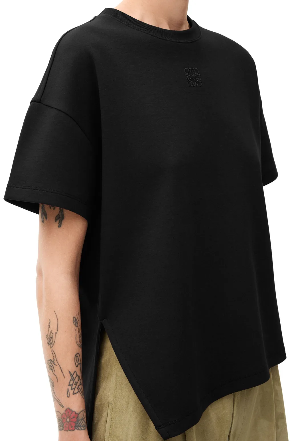 Asymmetric Jersey T-Shirt