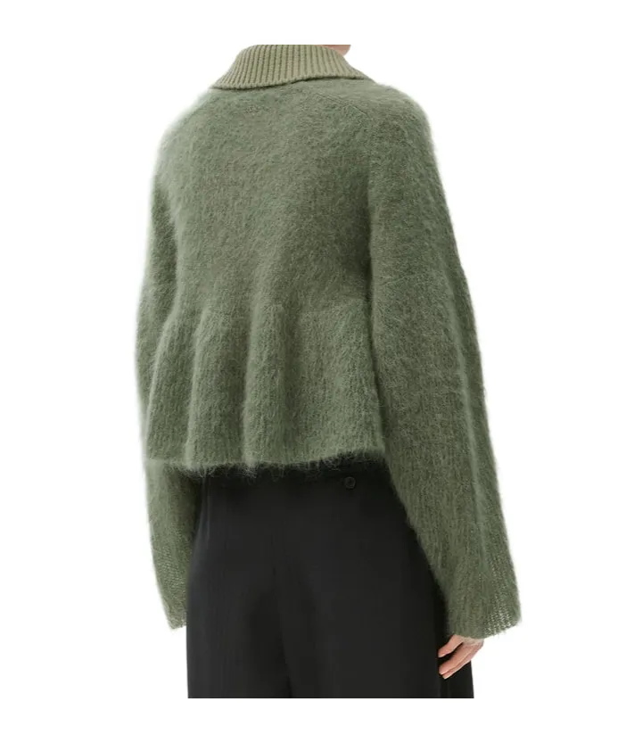 Long-Sleeved Polo Jumper