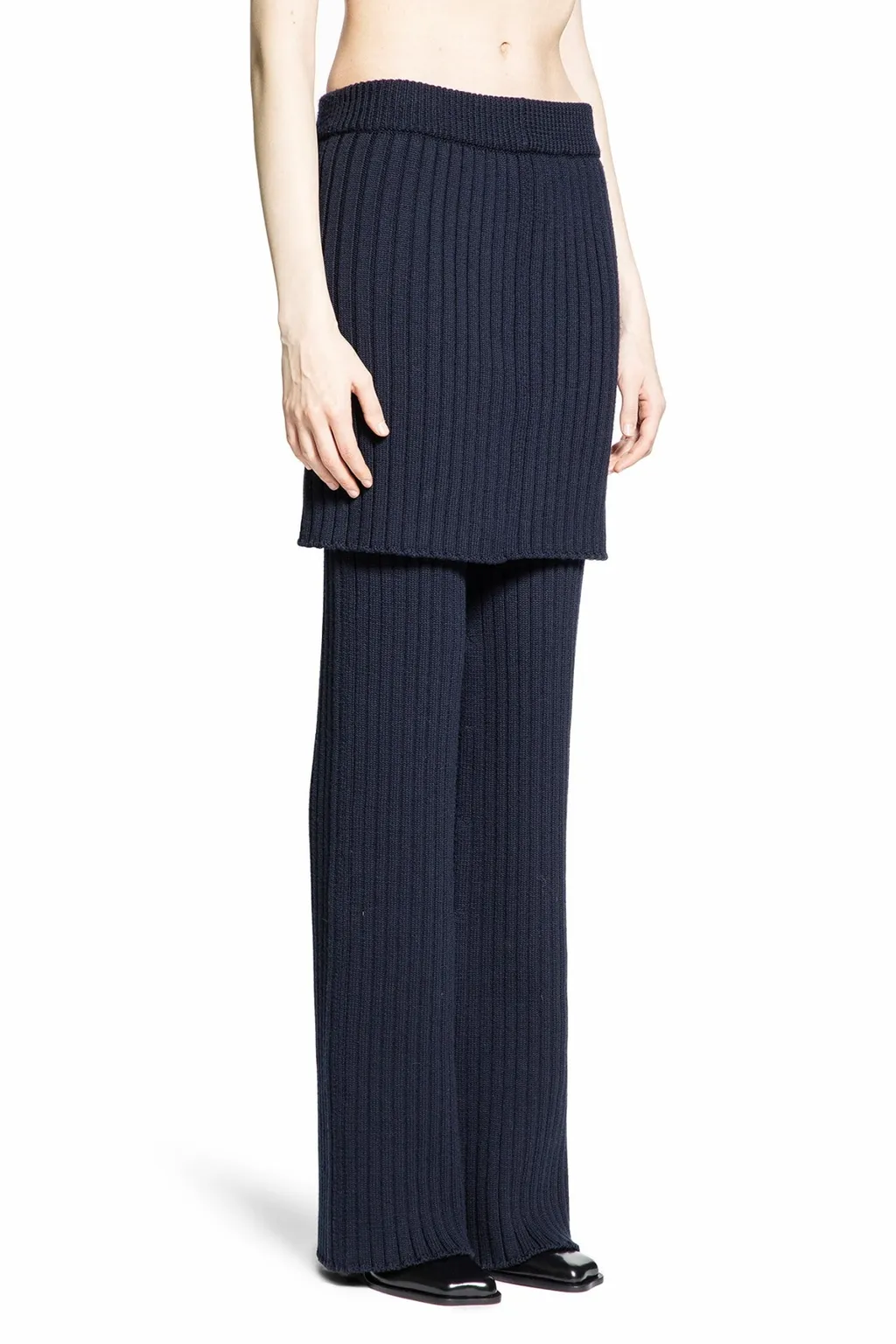 Flared Slim Fit Trousers