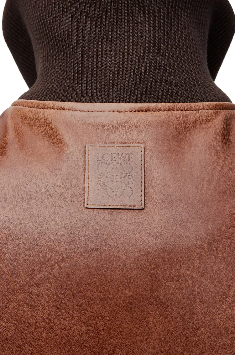 Zip-Up Jacket In Nappa Lambskin