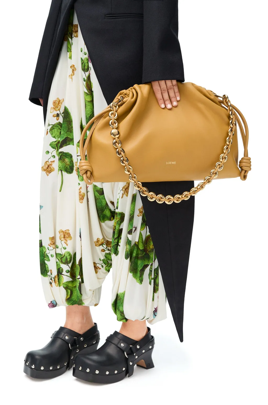 Flamenco Large Drawstring Purse Bag