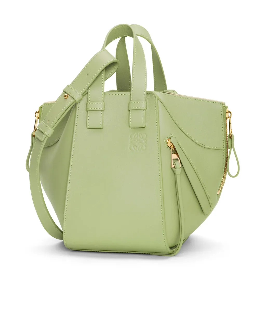 Compact Hammock Bag In Classic Calfskin