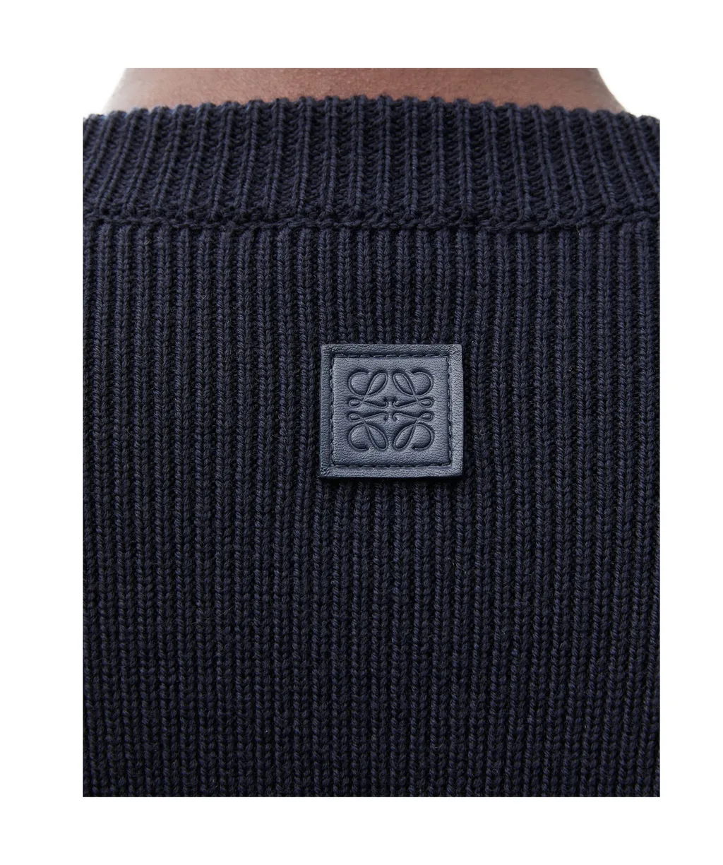 Dropped Shoulder Knitted Jumper