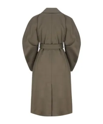 Double Breasted Belted Trench Coat