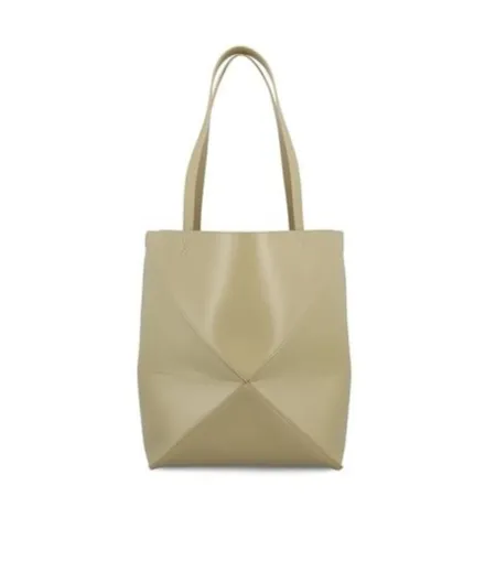 Puzzle Fold Medium Top Handle Bag