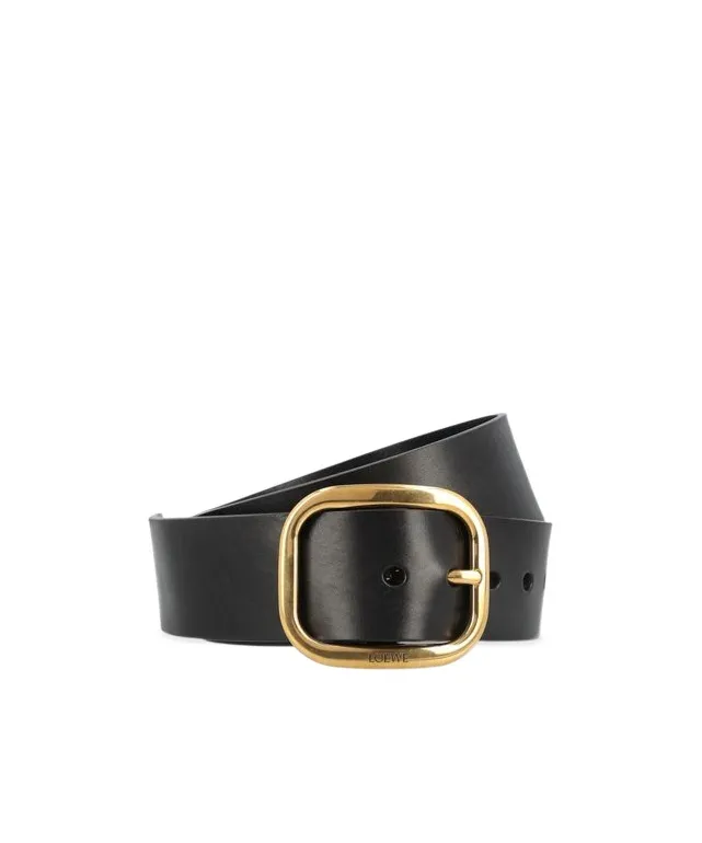 Logo Engraved Buckled Belt