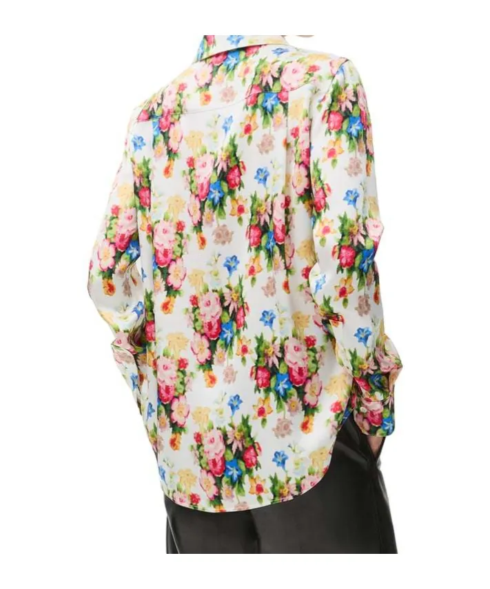 Floral-Printed Button-Up Shirt