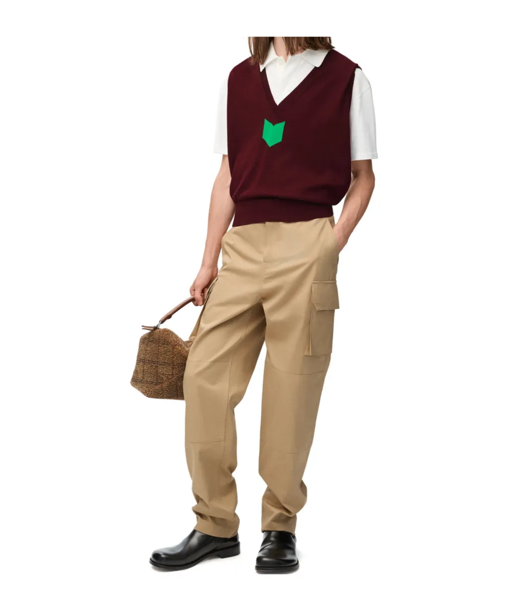 Straight-Leg Cargo Trousers