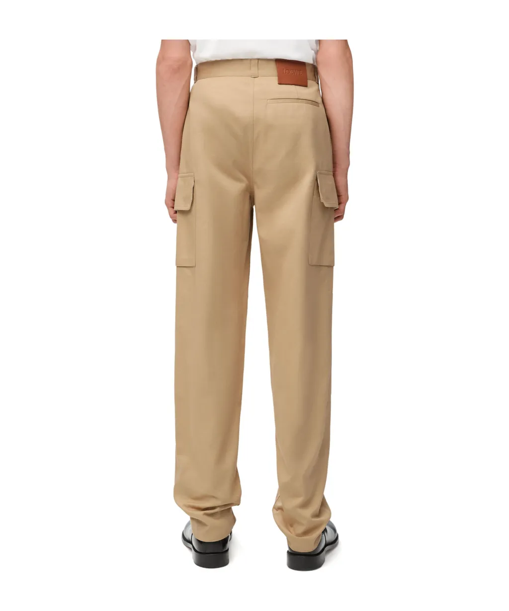 Straight-Leg Cargo Trousers