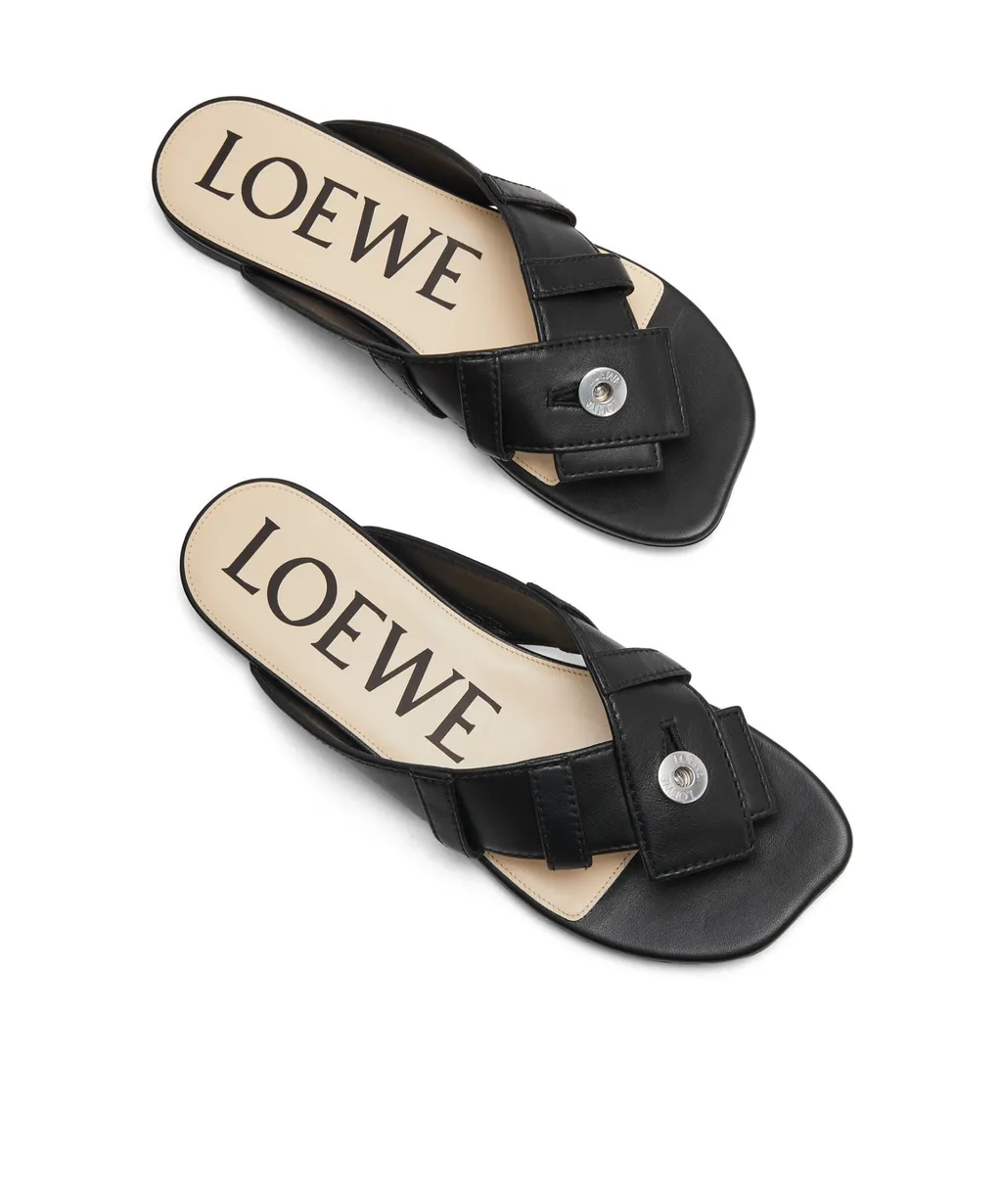 Panta Toe Post Sandal In Lambskin