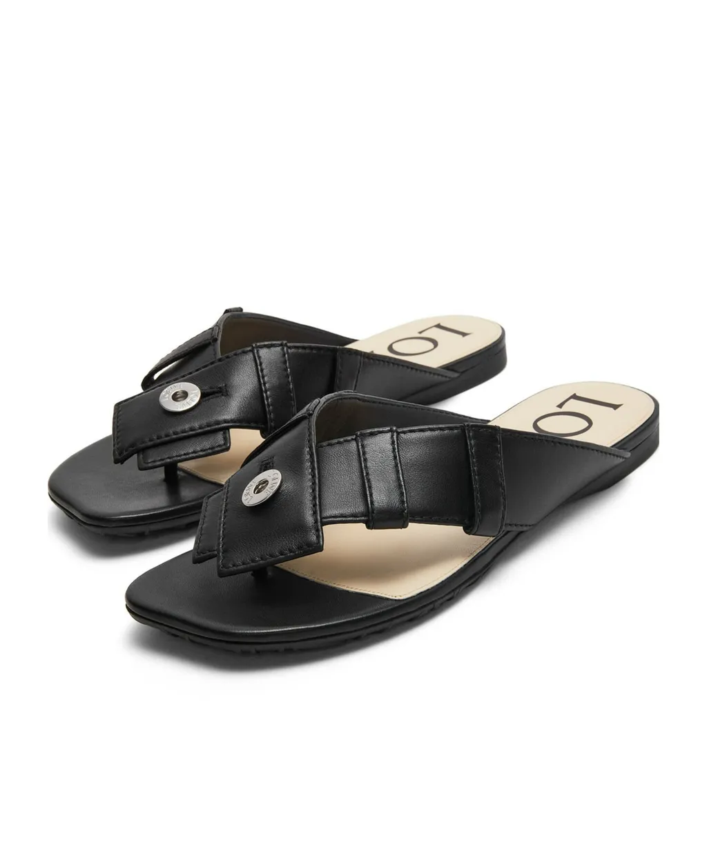 Panta Toe Post Sandal In Lambskin