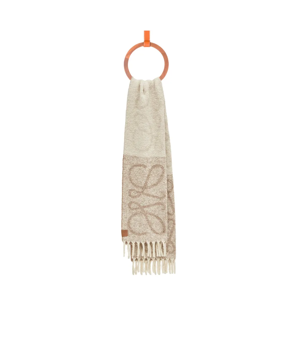 Anagram Fringed Scarf