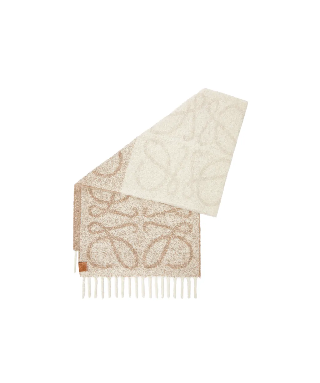 Anagram Fringed Scarf
