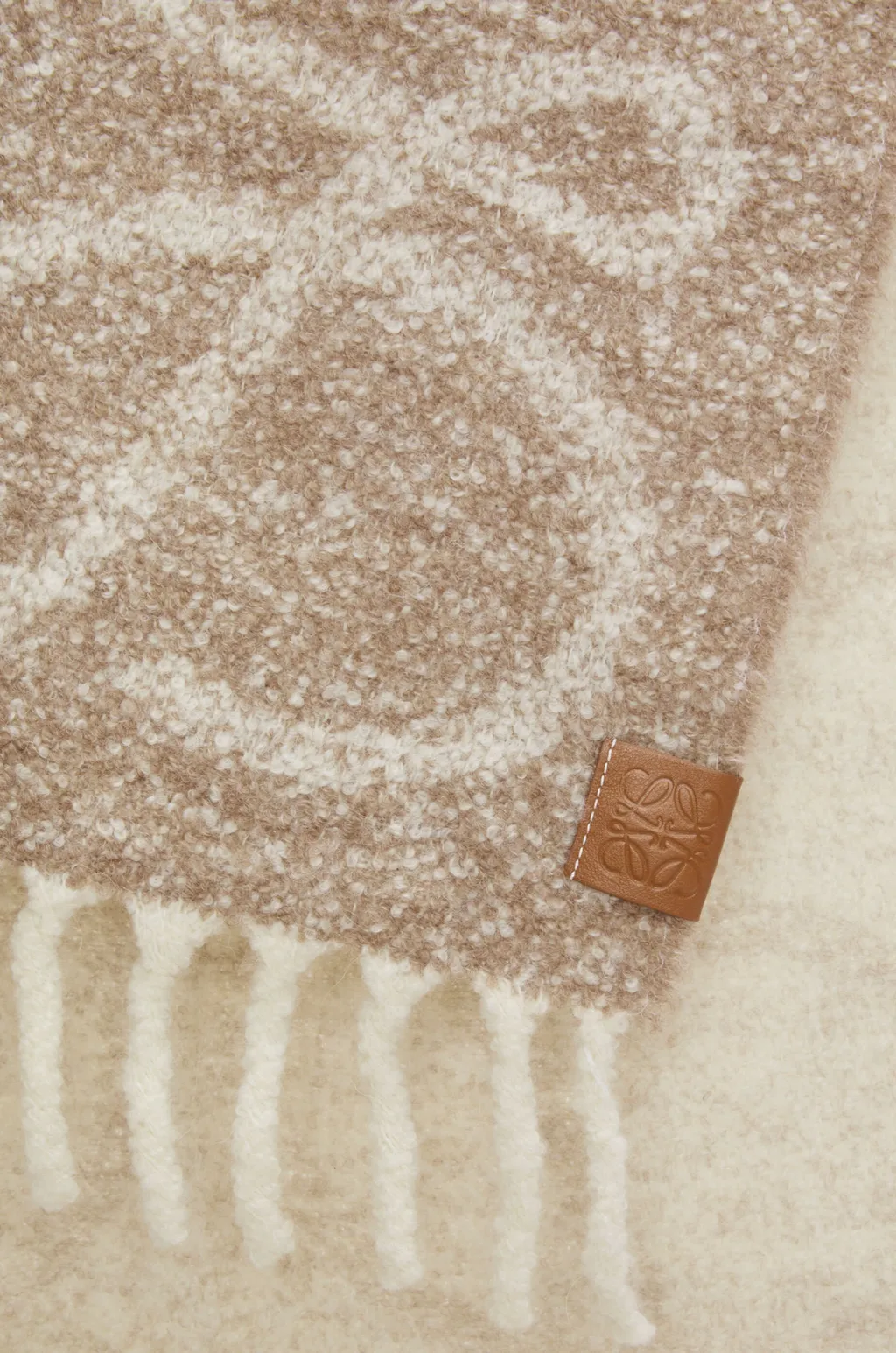 Anagram Fringed Scarf