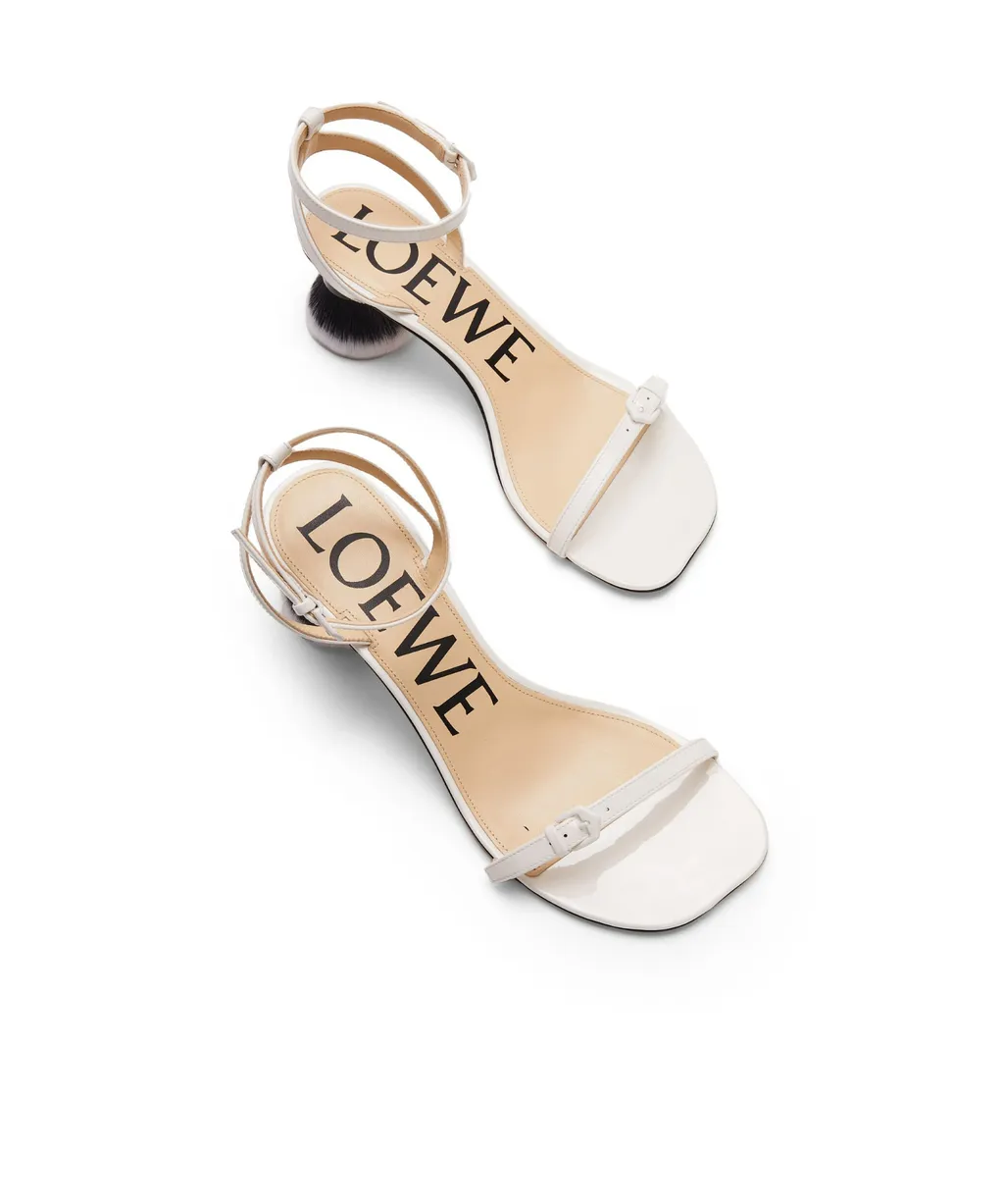 Petal Brush Ankle Strap Sandals