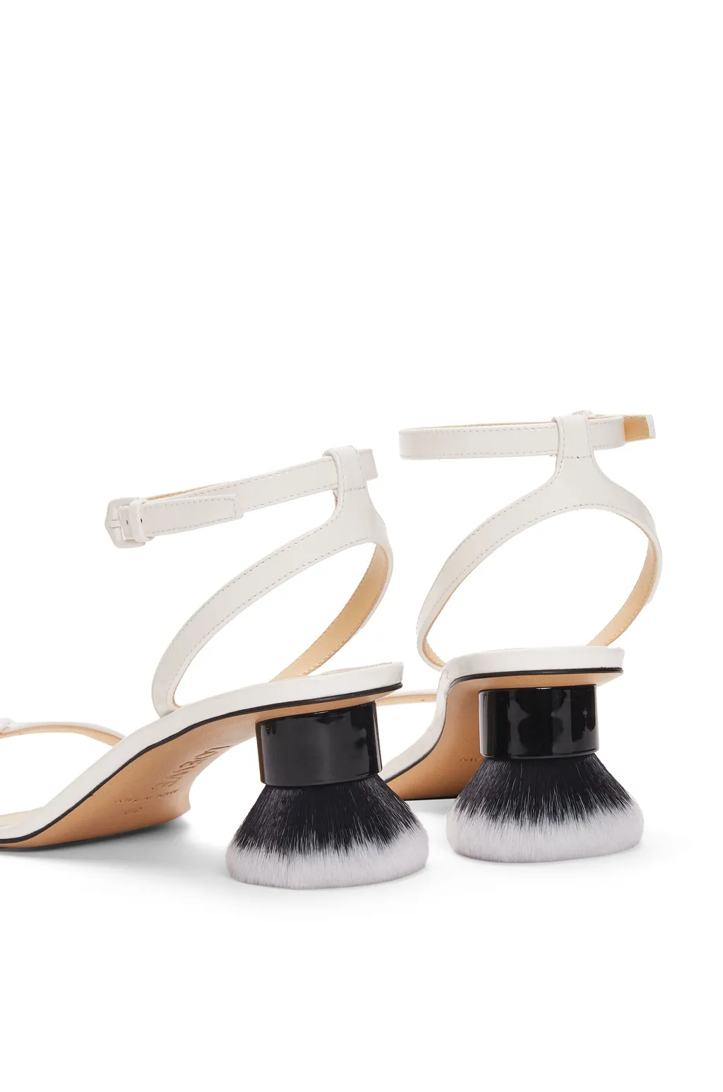 Petal Brush Ankle Strap Sandals