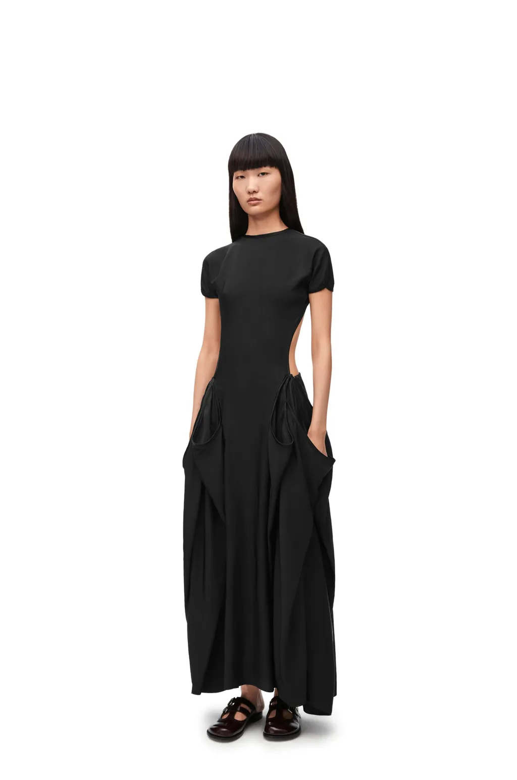Open Back Midi Dress