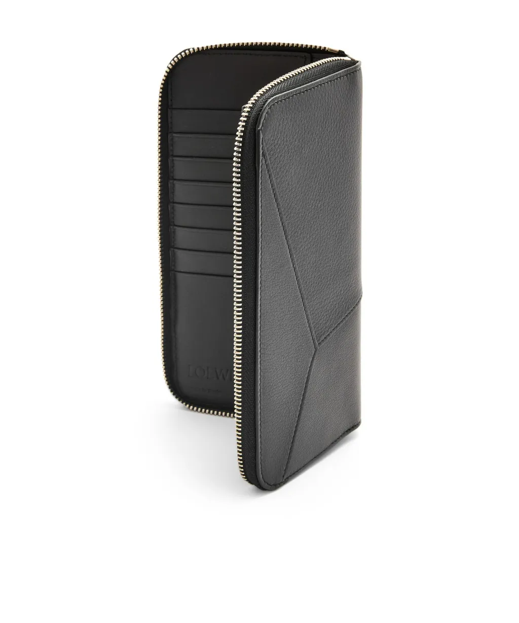 Puzzle Zipped Open Wallet