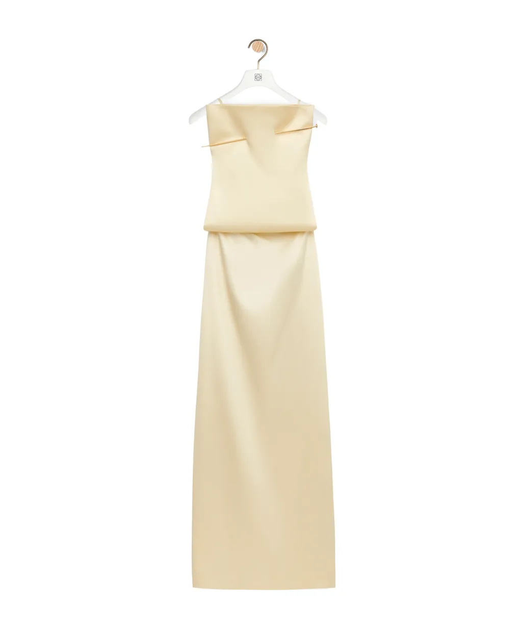 Pin Dress In Silk