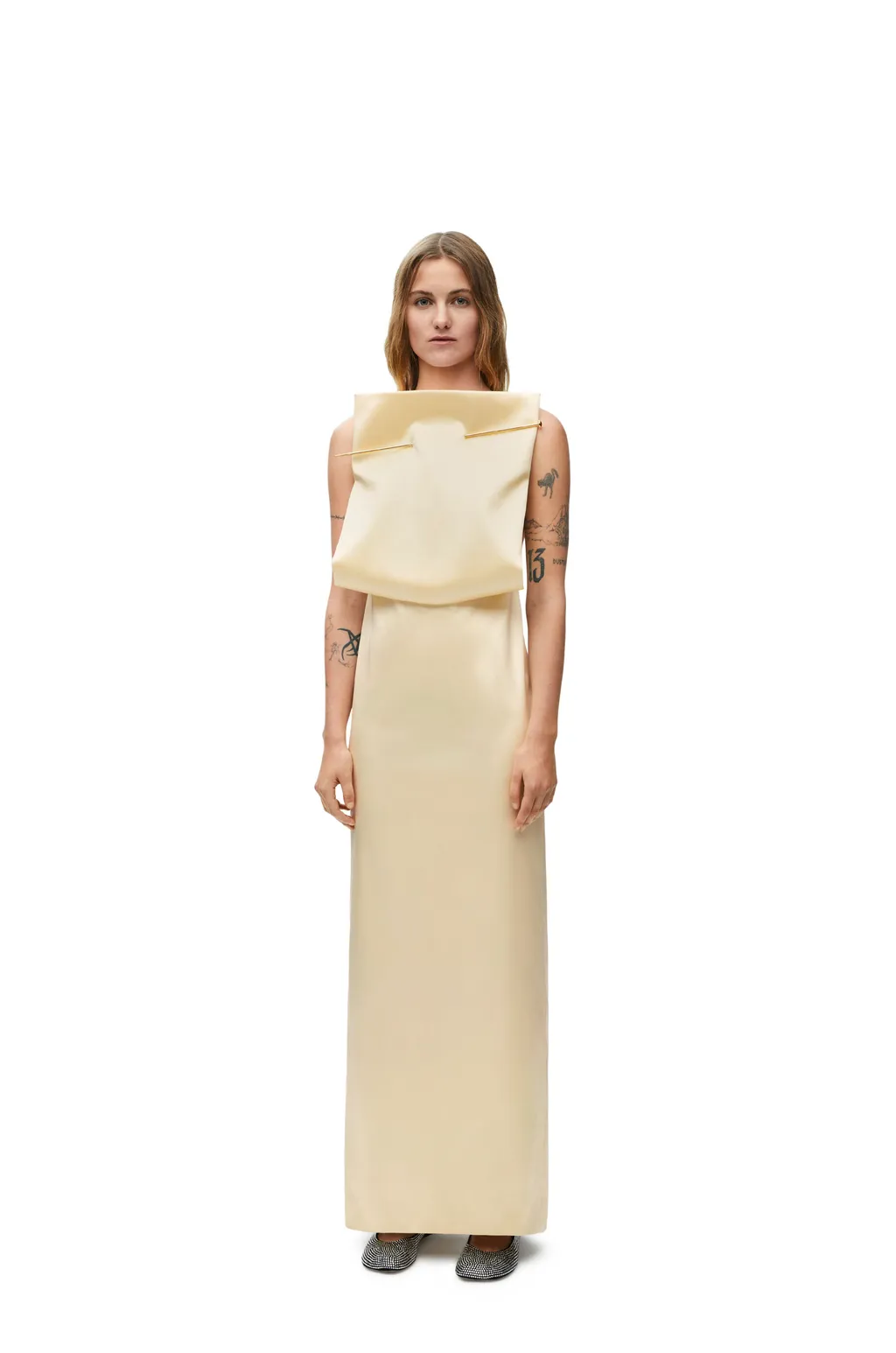 Pin Dress In Silk