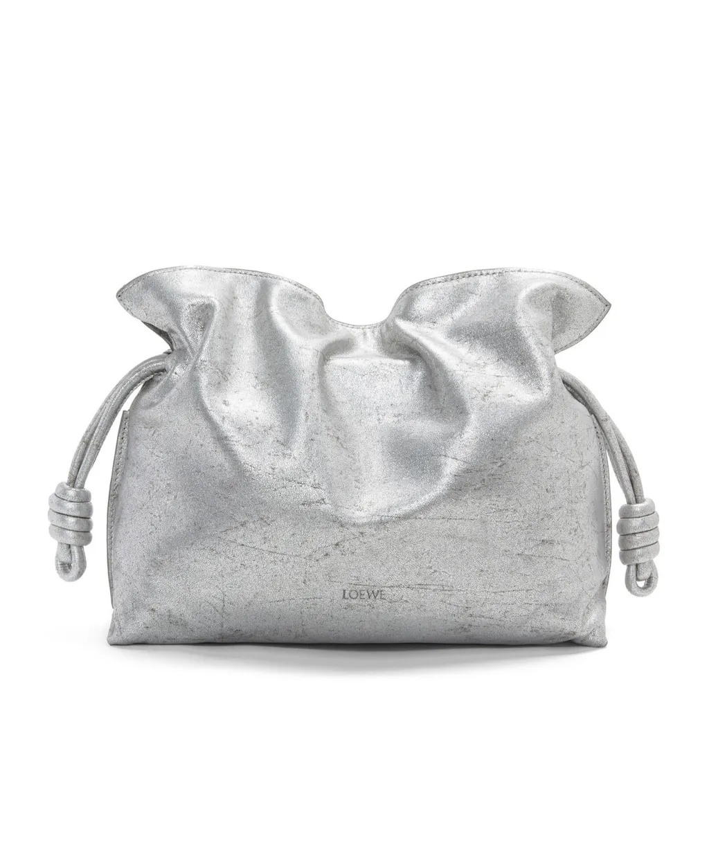 Flamenco Metallic Clutch Bag