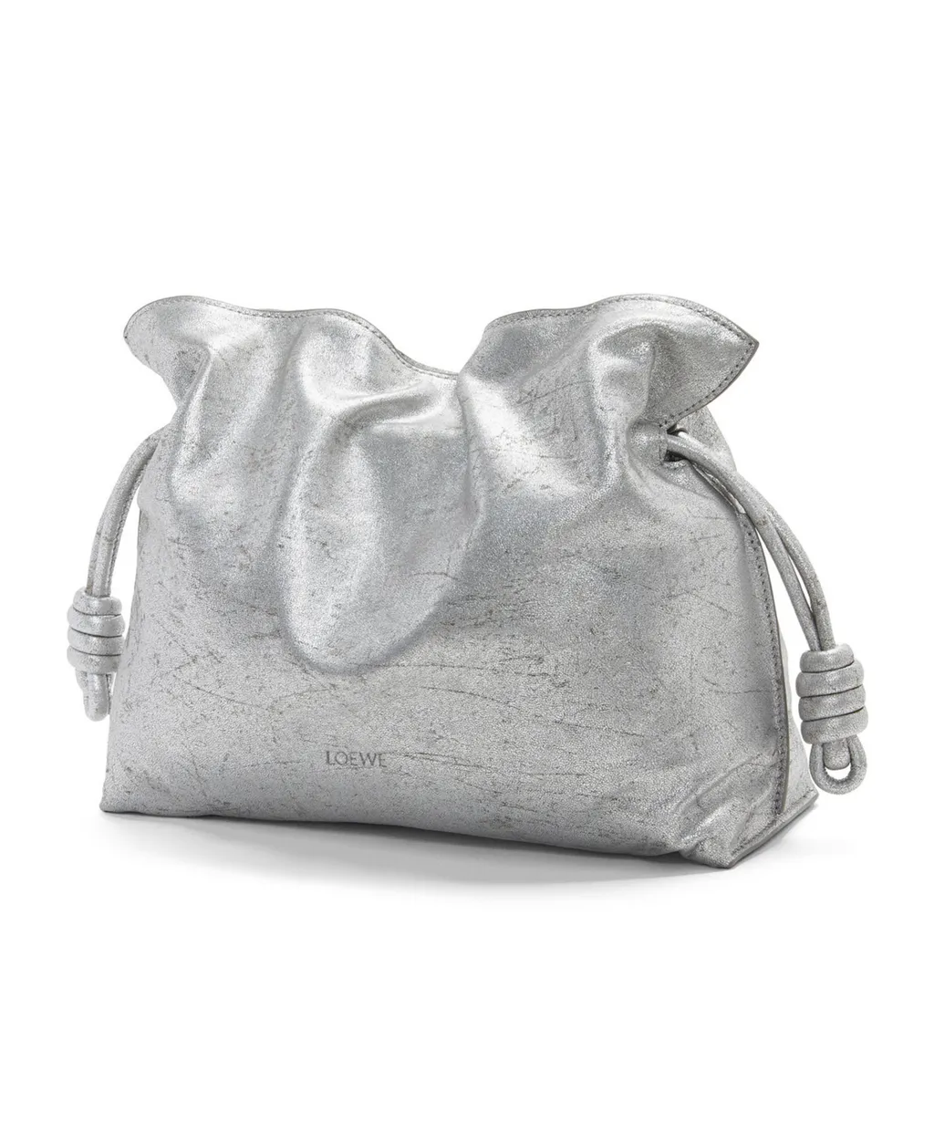 Flamenco Metallic Clutch Bag