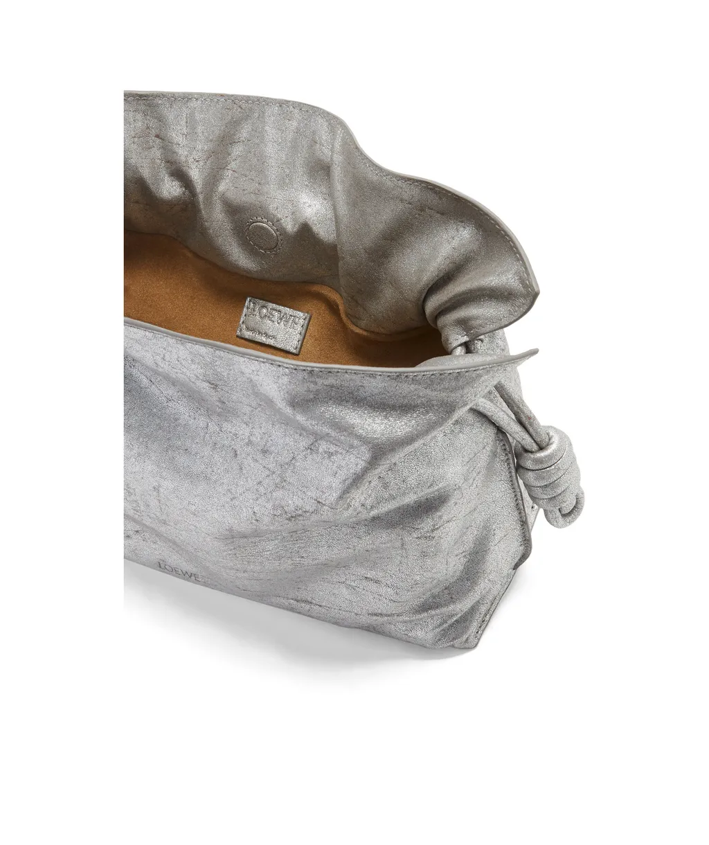 Flamenco Metallic Clutch Bag