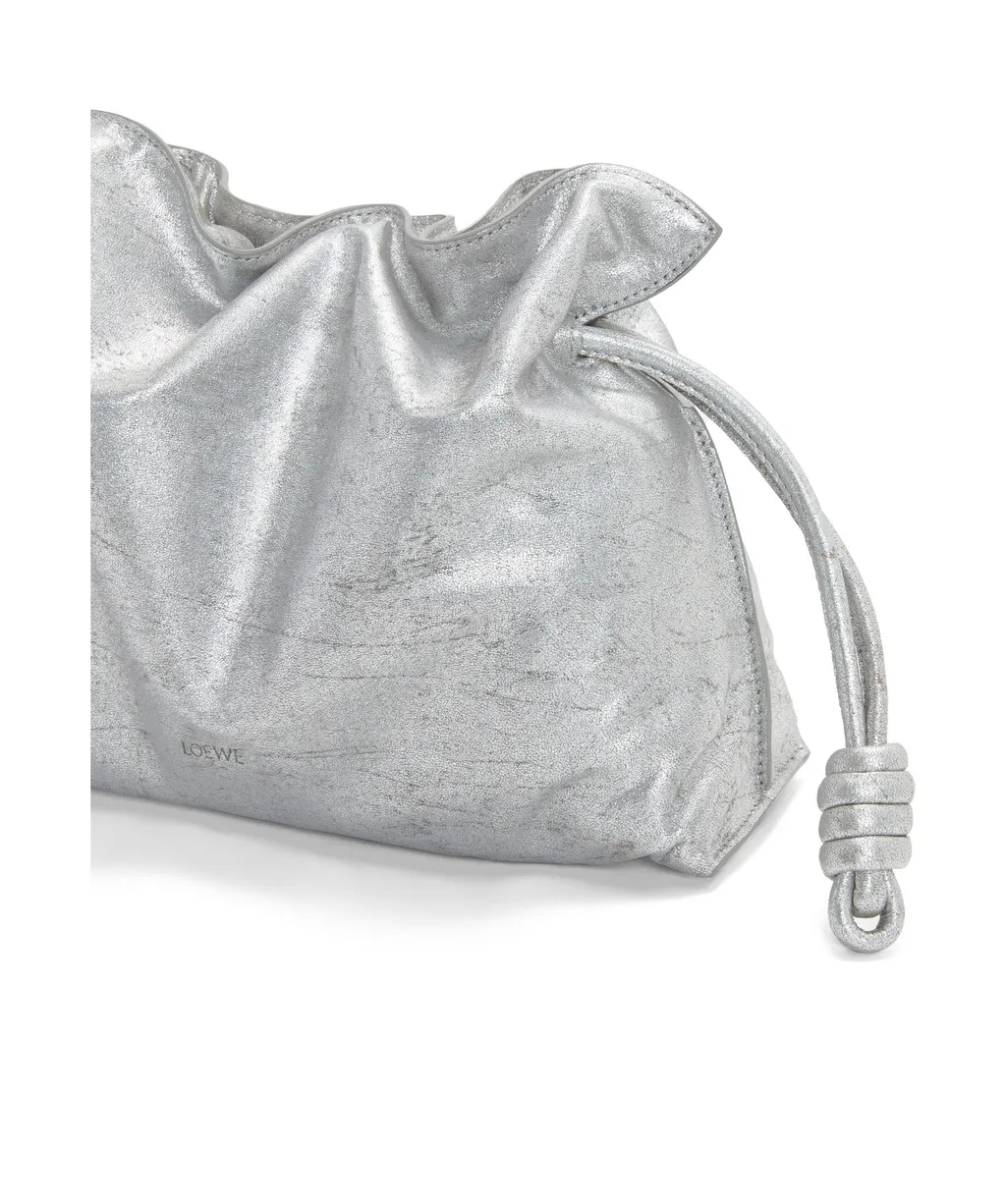 Flamenco Metallic Clutch Bag