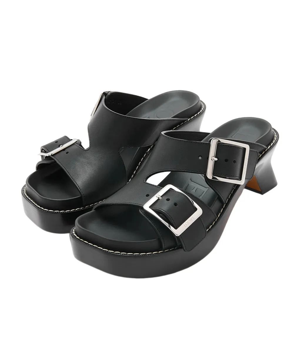 Buckle Detailed Open Toe Sandals