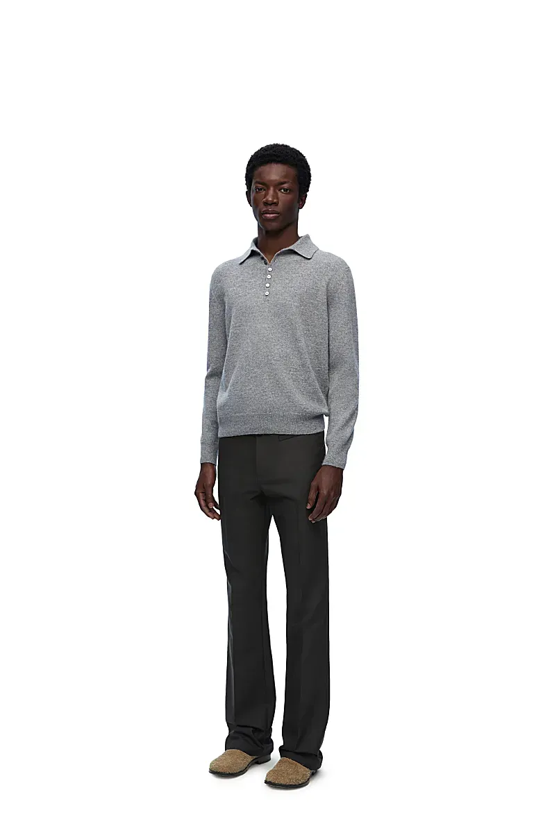 Polo Sweater In Cashmere