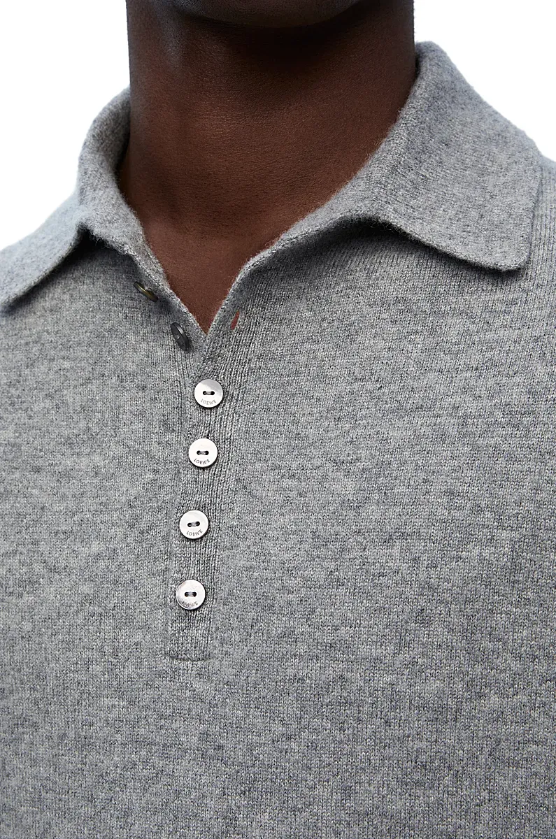 Polo Sweater In Cashmere