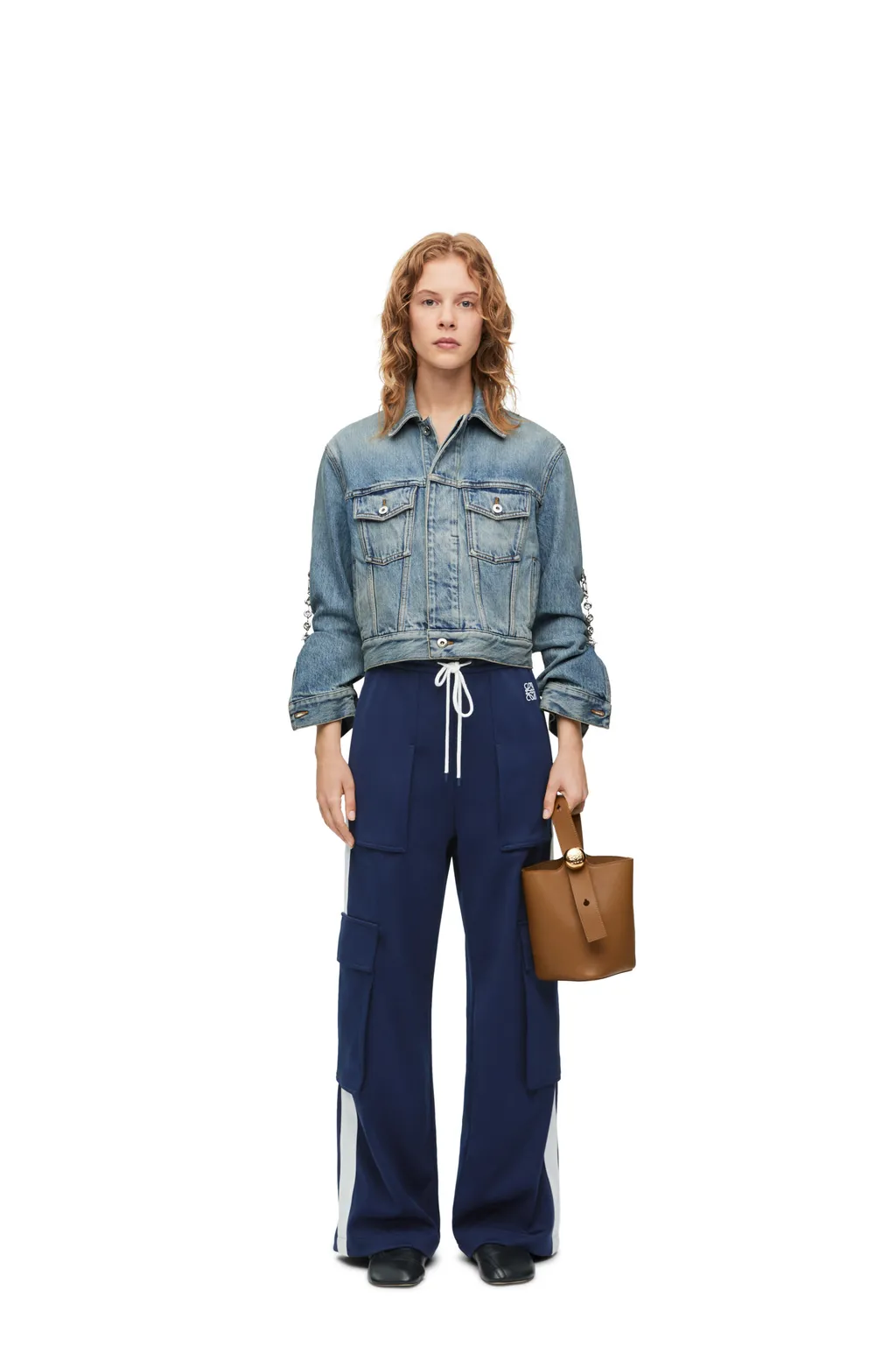 Chain Jacket In Denim