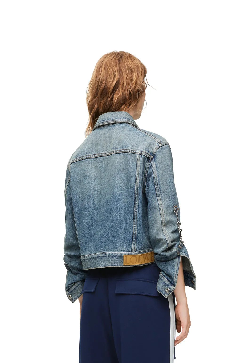 Chain Jacket In Denim
