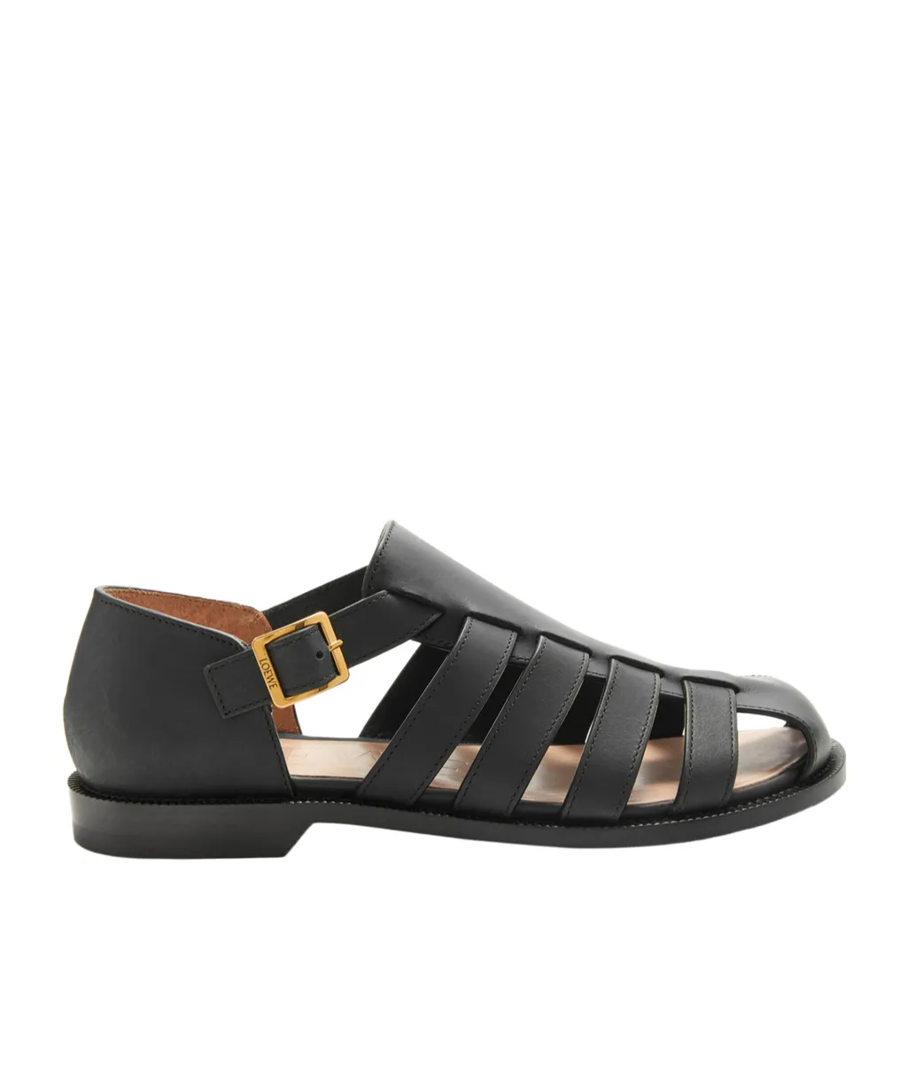 Campo Sandal In Waxed Calfskin