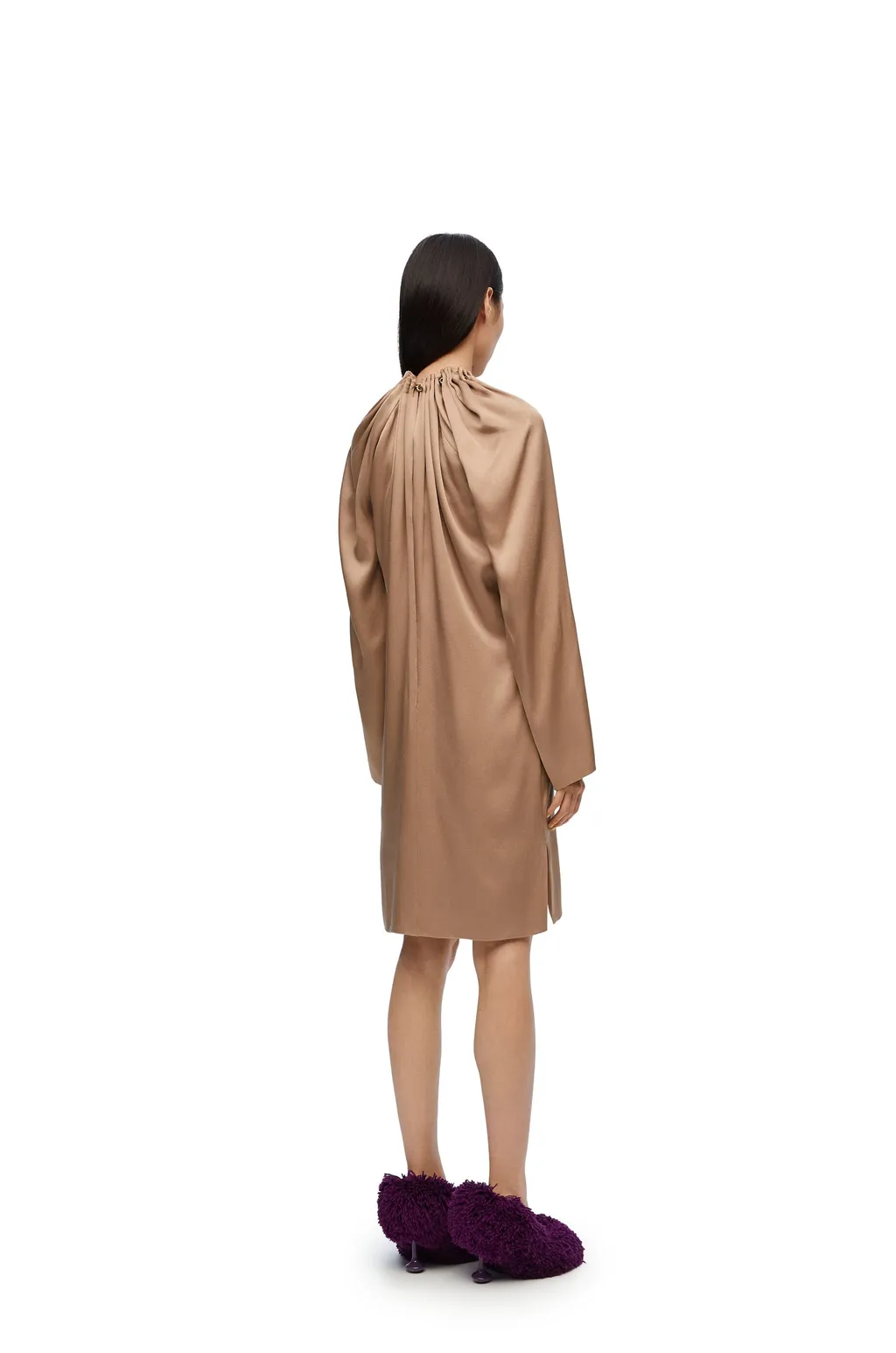 Long-Sleeved Chained Dress
