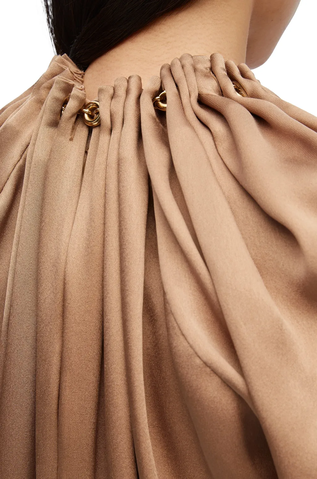 Long-Sleeved Chained Dress