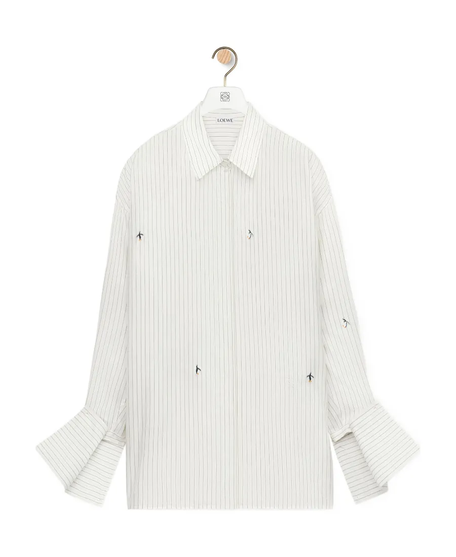 Shirt In Silk And Cotton