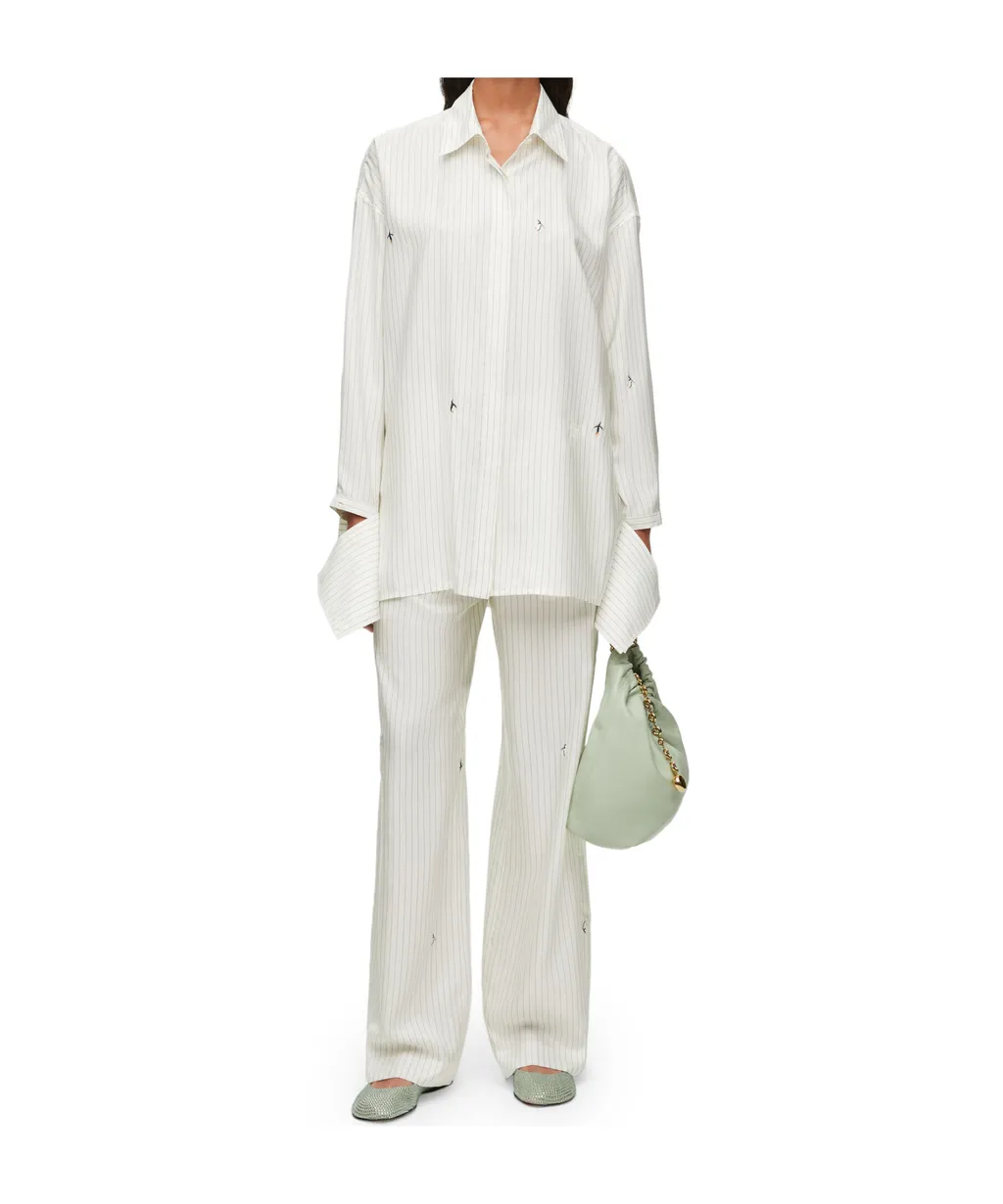 Shirt In Silk And Cotton