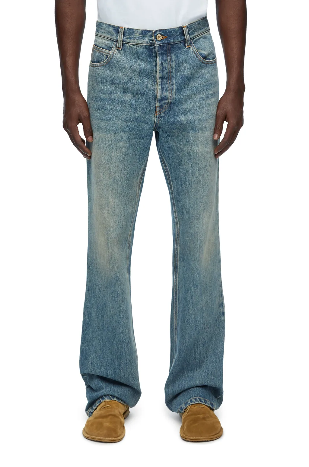 Bootleg Jeans In Denim
