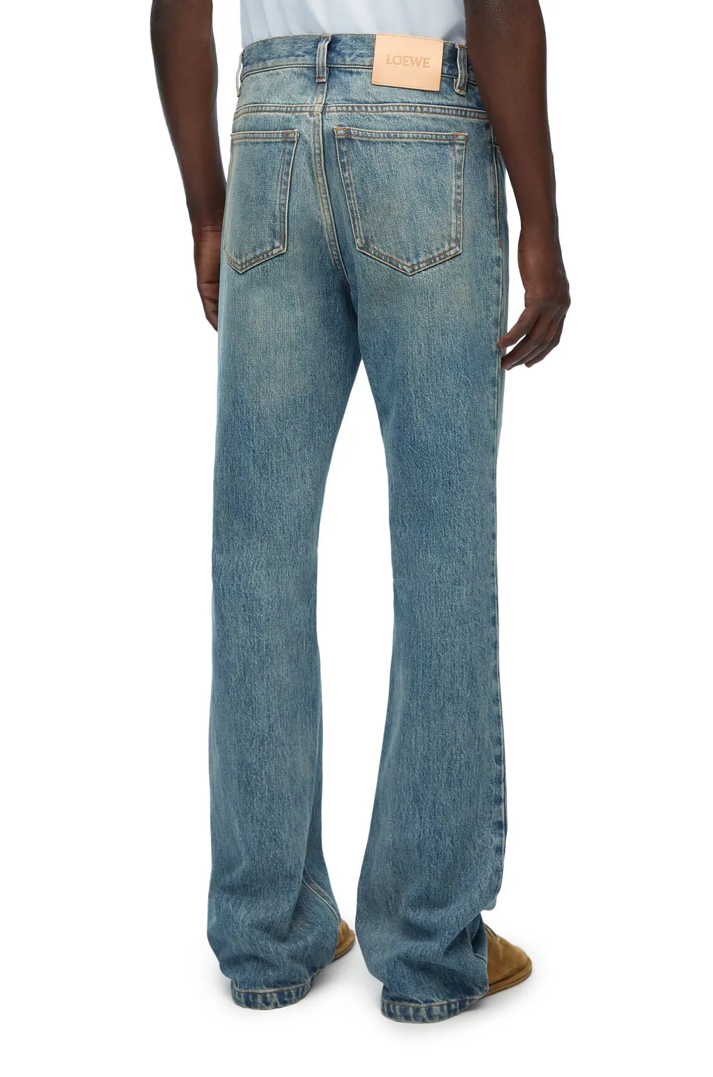 Bootleg Jeans In Denim