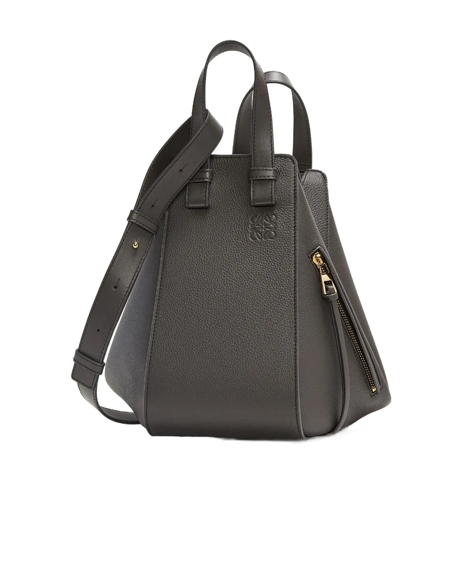 Small Hammock Bag In Soft Grained Calfskin