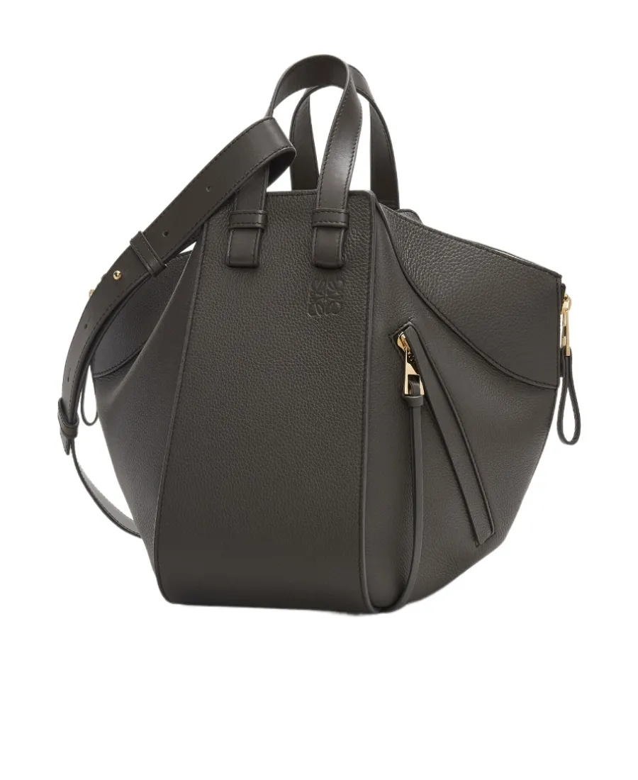 Small Hammock Bag In Soft Grained Calfskin