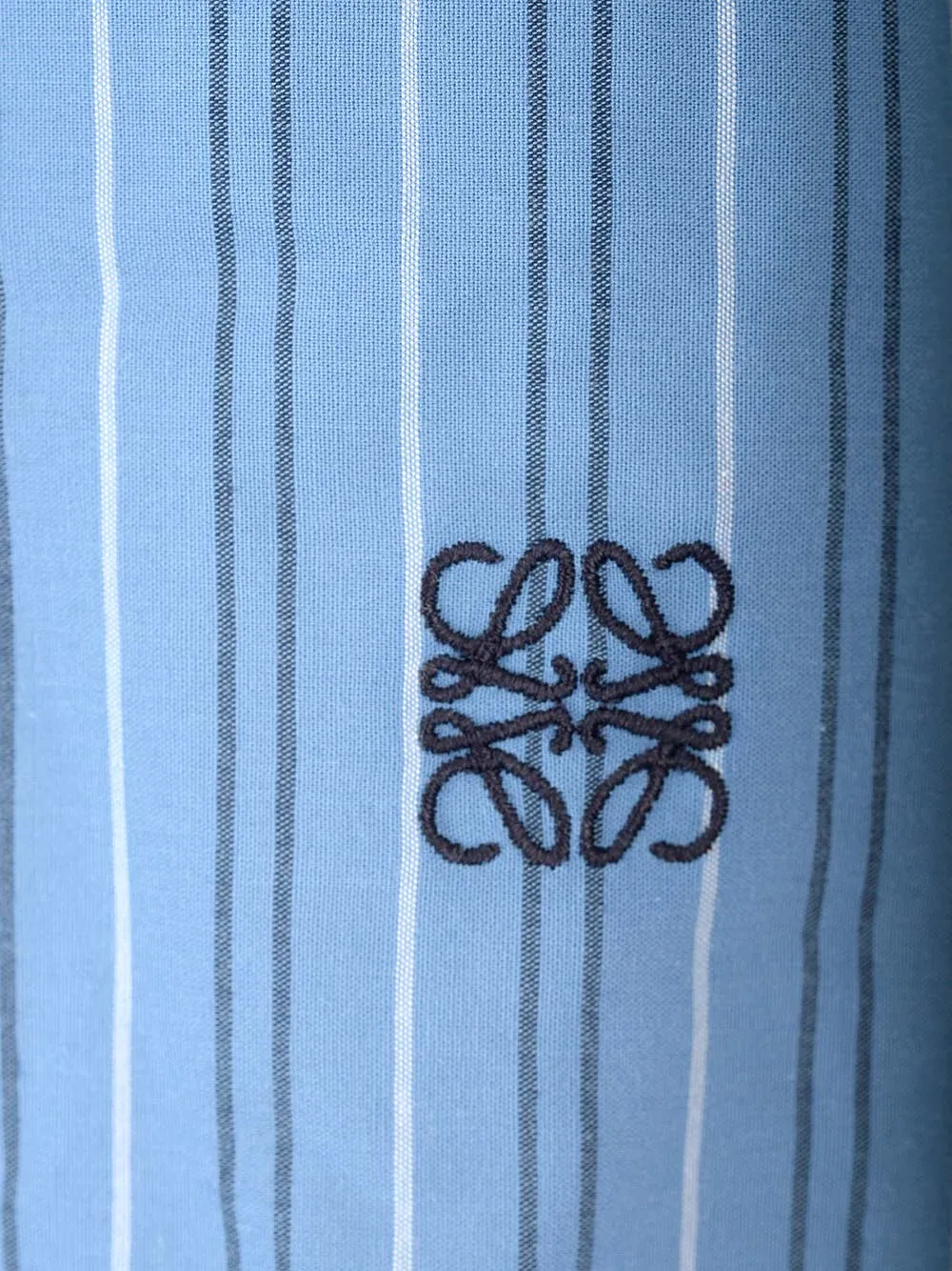 Striped Collared Button-Up Shirt